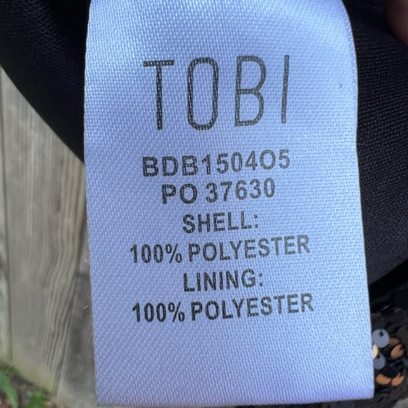 TOBI Backless Multi Sequin Shift Dress Women’s Small - Picture 9 of 11